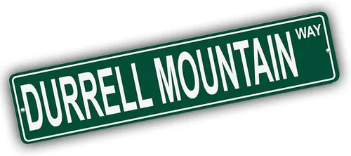 Vista 112 de Ohio Mountains Pick Your Mountain Compatible/repuesto para Acme Hill United States Mountain aluminio metal metal metal estilo letrero de calle