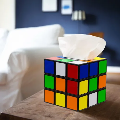 Vista 2 de Caja de tejido de cubo mágico
