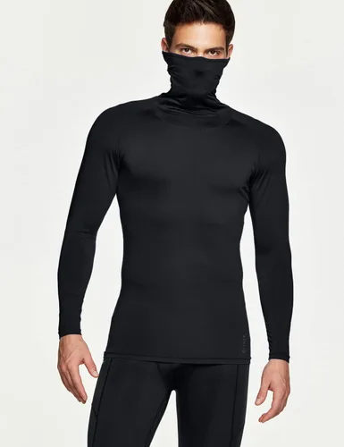 Vista 8 de ATHLIO Camisas de compresión térmica para hombre con capucha, manga larga, para deportes de invierno, capa base, camisa activa para correr
