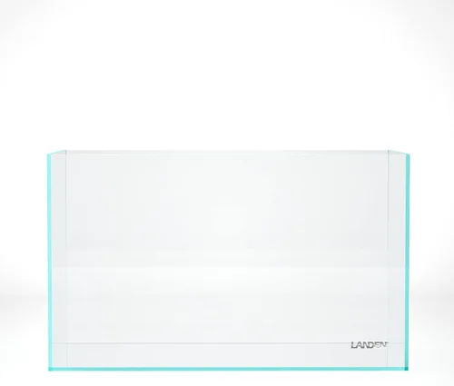 Vista 20 de LANDEN 25C 3.7 Galones Cubo Tanque de Acuario Sin Montura de Hierro Bajo, W9.84×D9.84×H9.84 pulg(25x25x25cm) 5mm de Grosor con Almohadilla
