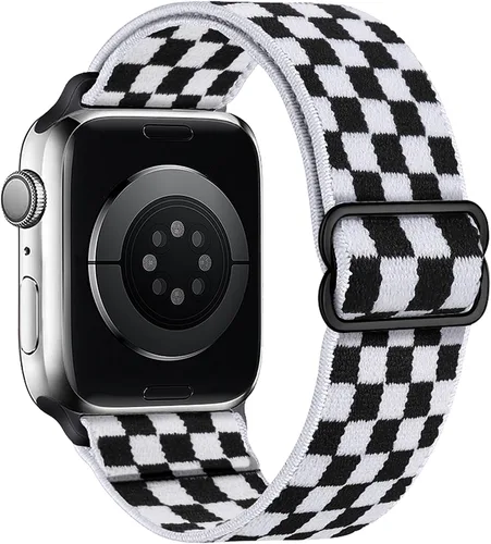 Vista 13 de Correas elásticas de nailon compatibles con Apple Watch de 1.496 pulgadas, 1.575 pulgadas, 1.614 pulgadas, 1.654 pulgadas, 1.732 pulgadas, 1.732