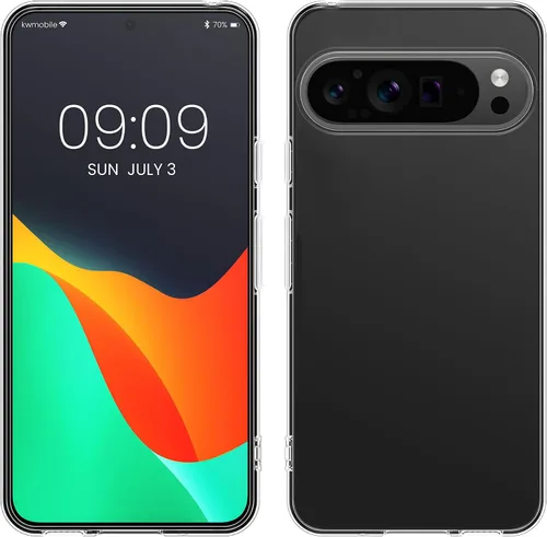 Vista 10 de kwmobile Funda compatible con Google Pixel 3a - Funda transparente suave delgada y flexible TPU Funda protectora para teléfono - Transparente