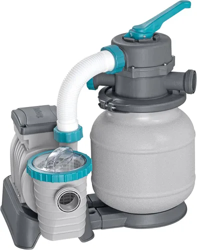 Vista 12 de Bestway Bomba de piscina con filtro de arena de 950 galones para piscinas sobre el suelo de 300 a 4,800 galones con filtro de prefiltro para agua