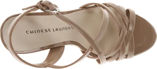 Vista 5 de Chinese Laundry Sandalias de vestir con plataforma Teaser para mujer, Negro