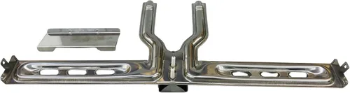 Vista 4 de Quemador de acero inoxidable para parrillas Sunbeam, Grill Master y Coleman