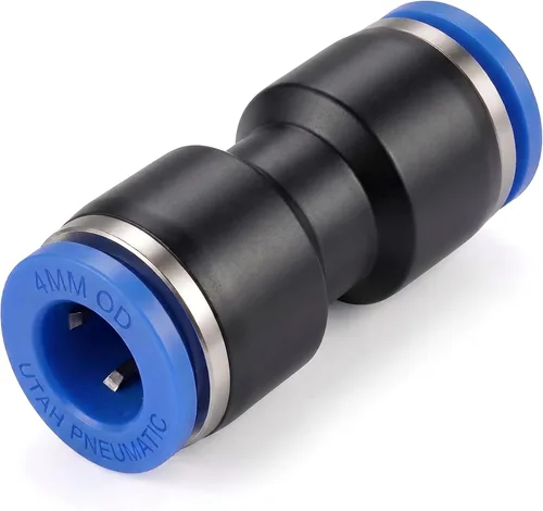 Vista 13 de Utah Pneumatic 1/2 Conexiones de empuje para conectar, codo de aire, línea de aire, unión de línea de aire, accesorios de conexión rápida, codo