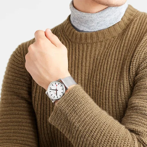 Vista 4 de Mondaine Simply Elegant - Reloj de 1575in acero pulido