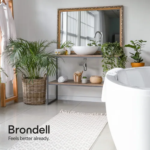 Vista 8 de Brondell LT89 Asiento de inodoro eléctrico para bidé, se adapta a inodoros redondos, color blanco, control de brazo lateral, lavado con agua tibia