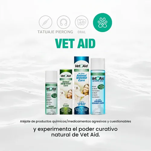 Vista 6 de Spray para el cuidado de heridas de animales – Cuidado de heridas de mascotas – Spray salino para el cuidado de mascotas – Soporta dermatitis