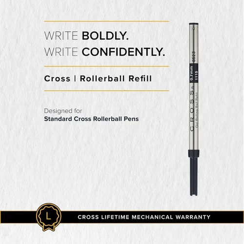 Vista 7 de A.T. Cross-Recambios para bolígrafo de gel Selectip de tinta mediana, Negro
