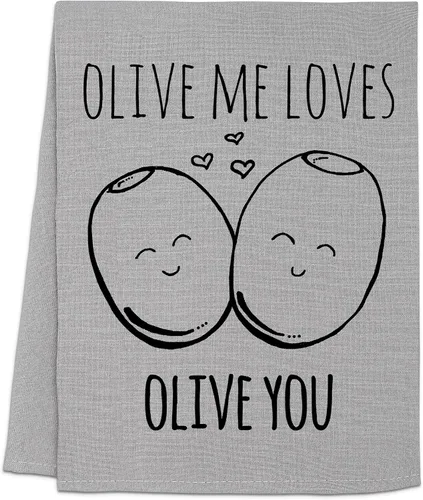 Vista 11 de Moonlight Makers Funny Dish Towel, Everything S'More Fun with You, Flour Sack Kitchen Towel, Sweet Housewarming Gift, Farmhouse Kitchen Decor, White