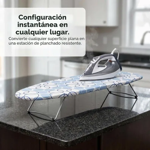 Vista 4 de Household Essentials - Tabla de planchar de acero con soporte de hierro