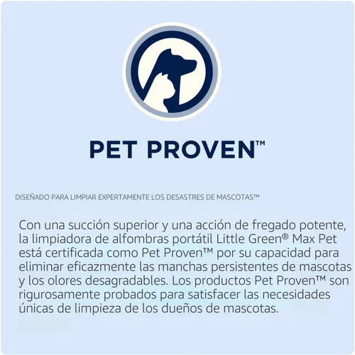 Vista 2 de BISSELL® Little Green® Max Pet Limpiador Profundo Portátil para Alfombras y Tapicería, Detallador para Carro/Auto, con Herramienta Autolimpiante