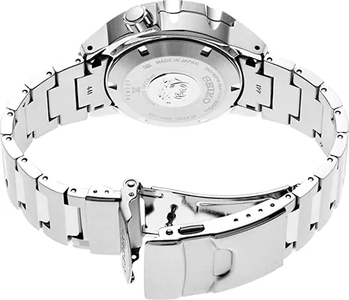 Vista 2 de Seiko SRPH75 Prospex - Reloj para hombre tono plateado 1669in acero inoxidable Plateado azul