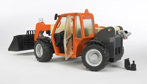 Vista 5 de Bruder 02140 JLG 2505 Manipulador telescópico con ajuste de ángulo, juguete de construcción