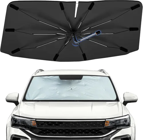 Vista 29 de Sombrilla Parasol para Parabrisas para Mazda 3 2014-2026, Parasol Plegable para Coche para Ventana Delantera, Visera Protectora Solar Altamente