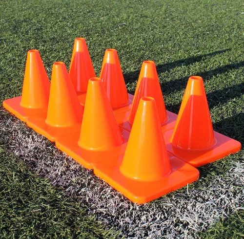 Vista 12 de LVL10 Pro - Conos de entrenamiento de fútbol de 6 pulgadas para deportes, para ejercicios de baloncesto, fútbol, baloncesto y agilidad, marcadores