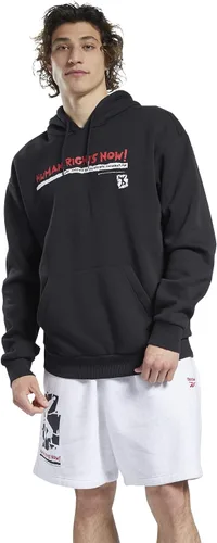 Vista 4 de Reebok Sudadera gráfica de entrenamiento para hombre