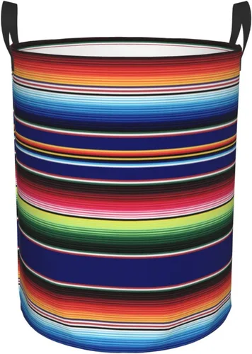 Vista 15 de Cesta de lavandería con diseño de estrellas de mar y flores, impermeable, plegable, con asa duradera, cesta de almacenamiento de ropa sucia redonda