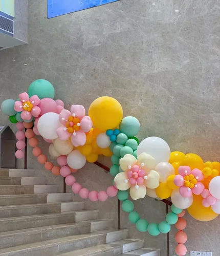 Vista 6 de IN-JOOYAA Globos de enlace rosa bebé de 12 pulgadas, 100 globos de látex de enlace rápido para sesión de fotos, baby shower, decoración de fiesta