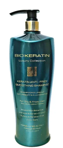 Vista 2 de Bio Keratin Luxury Collection Champú suavizante antiencrespamiento 33.8oz