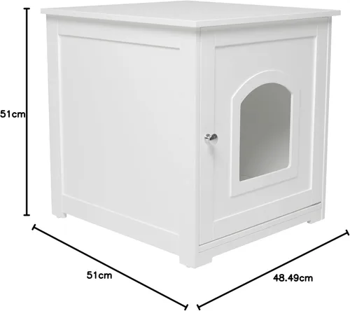 Vista 8 de zoovilla Gatito Armario de arena - Muebles de caja de arena oculta