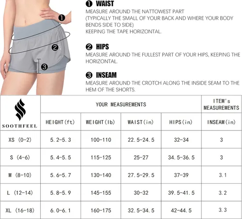 Vista 6 de Pantalones cortos para correr 2 en 1 para mujer para entrenamiento, atletismo, gimnasio, yoga cuenta con bolsillos para el teléfono.