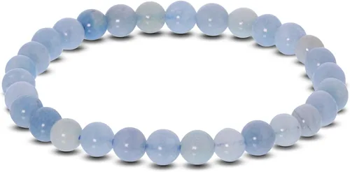 Vista 157 de Gem Avenue Handmade Round Bead Stretch Bracelet Unisex Natural Stone Beaded Jewelry for Men & Women, Elastic Wristband for Daily Wear