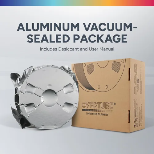 Vista 8 de OVERTURE - Filamento PETG de 1/16 de pulgada (1.75 mm) para impresora 3D y FDM, bien enrollado, duradero, carrete de 4.4 libras, dureza firme