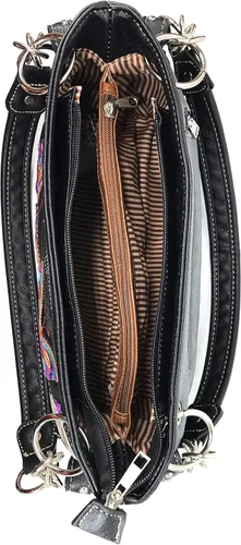 Vista 5 de Zelris Butterfly Flower Season Bordado mujeres ocultan llevar bolso cartera conjunto
