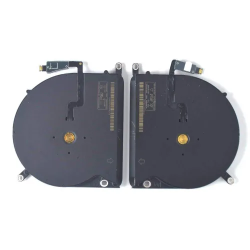 Vista 2 de Ventilador de refrigeración de CPU izquierdo y derecho de repuesto para MacBook Pro 15 "Retina Display A1398 de finales de 2013 a mediados de 2015