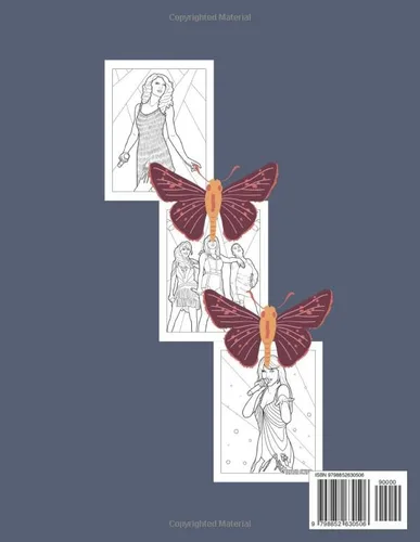 Vista 2 de Er.as Tour fashion Coloring Book Amazing Fashion Coloring Pages. Gift for Any Fans, for kids and Adults. to Stress Relief.