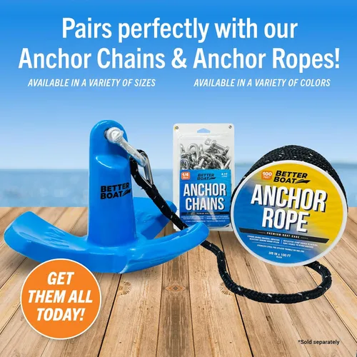 Vista 6 de River Anchor 8 lb para kayaks, canoas, botes y motos acuáticas