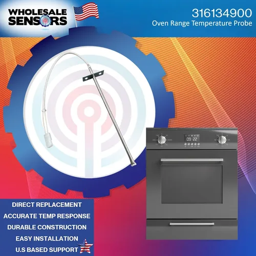 Vista 2 de Sensor de temperatura del horno Frigidaire 316134900 de repuesto