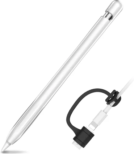 Vista 19 de AhaStyle Funda protectora de silicona antideslizante [kit de correas de adaptador de cable añadido] compatible con iPad Pencil de 1ª