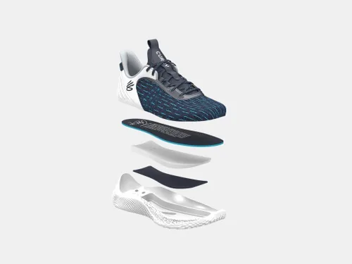 Vista 17 de Under Armour Curry Flow 9 Team Tenis de baloncesto unisex para adultos