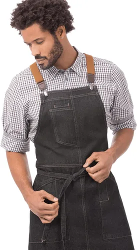 Vista 2 de Chef Works Unisex Berkeley Bib Apron