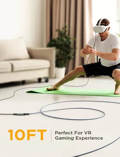 Vista 5 de AINOPE Cable de Extensión USB C, 20Gbps/USB3.2 Transferencia Rápida USB Tipo C Extensor 240W Carga Compatible con iPhone 16 pro max/PSVR2/USB C