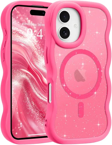 Vista 115 de Pepmune - Funda para iPhone 12 Pro Max con marco ondulado y estructura rígida, color mate claro, cubierta trasera unisex, compatible con Magsafe