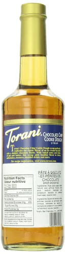 Vista 4 de Torani Jarabe de masa de galletas con chispas de chocolate, 25.4 fl oz