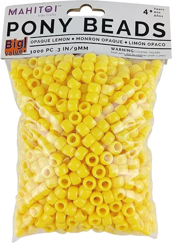 Vista 9 de Más de 1000 cuentas multicolor neón de 9 x 6 pulgadas, cuentas brillantes para manualidades, pulseras y proyectos de arte creativo para 4 años