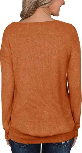 Vista 5 de For G and PL Sudadera elegante de manga larga y con encaje negro para mujer