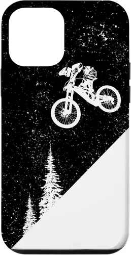 Vista 16 de Funda para bicicleta de montaña para iPhone 16, descenso, BTT, vintage, para ciclismo de montaña