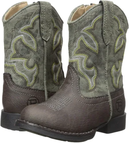 Vista 7 de ROPER Botas Cody Western unisex para niños, Beige