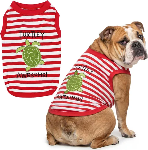 Vista 40 de Parisian Pet Camisa para perro – Camisas 100% algodón para perros pequeños – Chaleco negro sin mangas para cachorros – Ligero y transpirable Mejor
