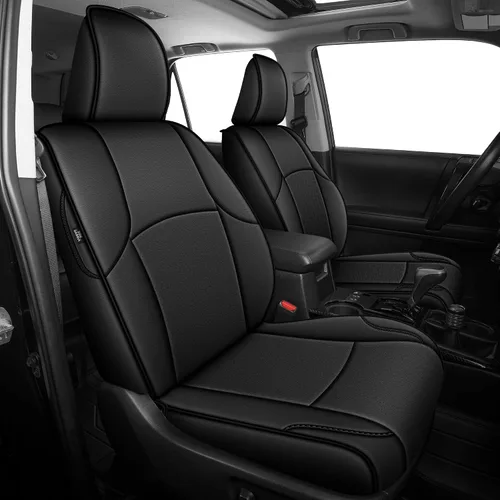 Vista 18 de Seat Covers for Mazda 3 2014 2015 2016 2017 2018 Custom Fit,Faux Leather Waterproof AirbagCompatible Car Seat Cover Full Set Black