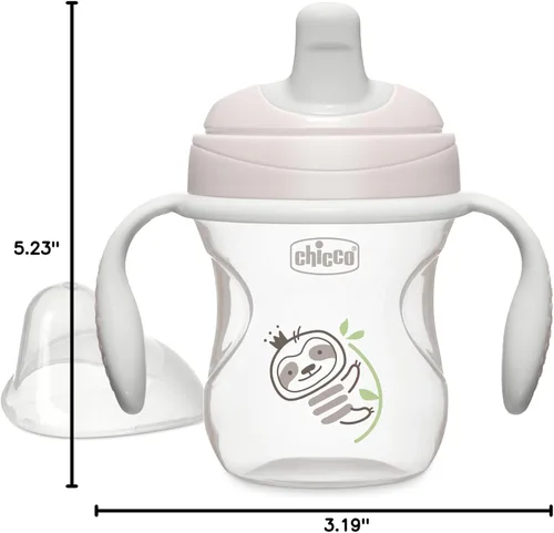 Vista 10 de Chicco Entrenador, boquilla semi-suave, taza para sorber sin derrames para Gris