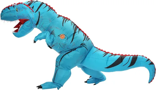 Vista 5 de FUNNY COSTUMES Disfraz de dinosaurio T-Rex para adultos, talla única