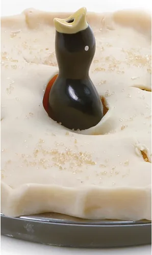 Vista 3 de Norpro Pájaro para pasteles, Negro