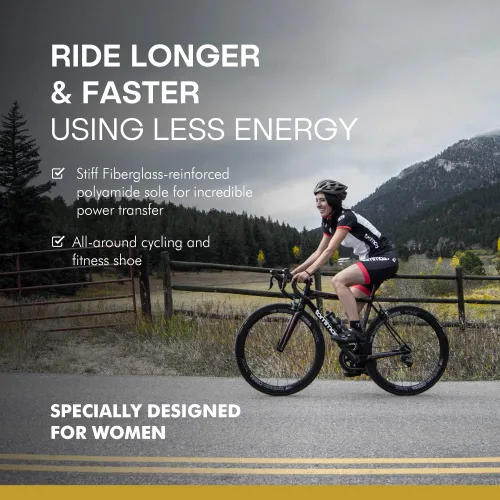 Vista 4 de Tommaso Pista SPD & Peloton Shoes for Women2 in 1Fit for Peloton, Road Bicycles & Most Indoor BikesInstall Your Own Delta or SPD Cleats Essential